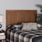 Baxton Studio Giordano Classic and Traditional Ash Walnut Finished Wood Full Size Headboard 221-12872-ZORO - alternate 1